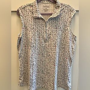 XL San Soleil sleeveless polo